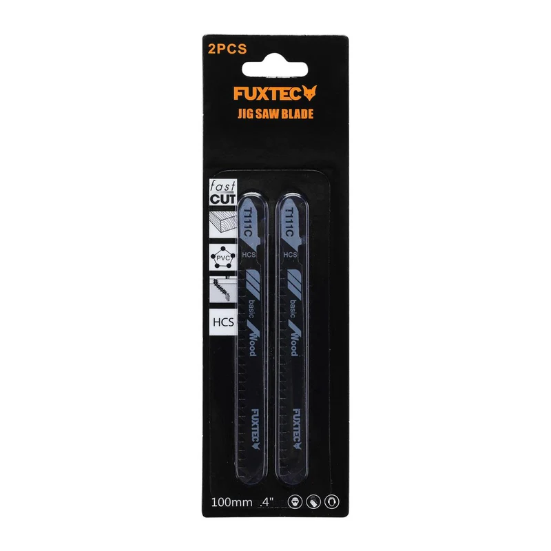 FUXTEC - Jeu de lames de scie T111C pour scie sauteuse sans fil FX-E1JS20