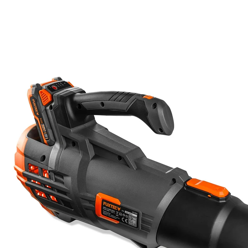 B-WARE Souffleur de feuilles à batterie 20V FUXTEC FX-E1LB20 - set avec 1 batteries 4Ah et chargeur 2,4A