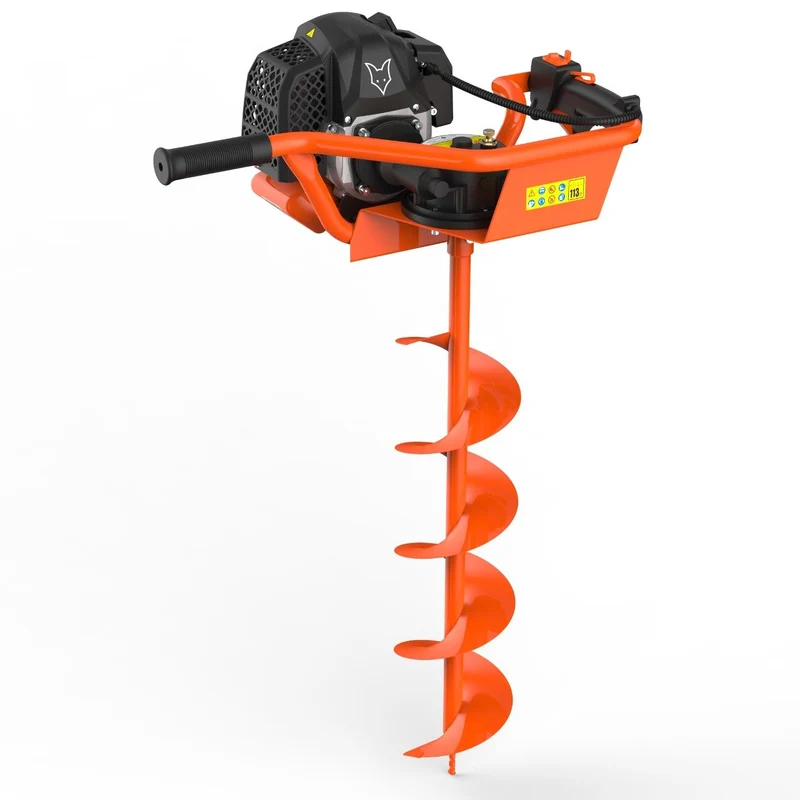 Tarière thermique FUXTEC FX-EB152 avec mèches de 100, 150 et 200 mm