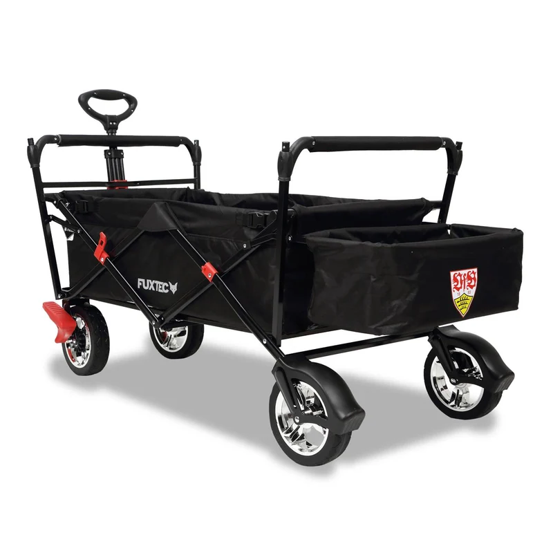 FUXTEC Bollerwagen FX-CT500 "VfB Stuttgart" - Edition avec toit solaire