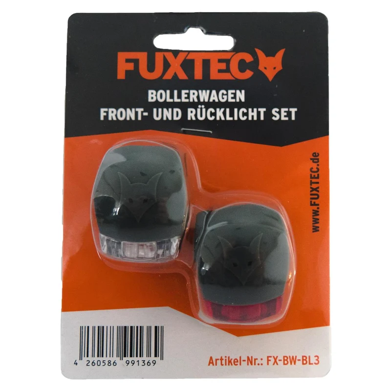 FUXTEC - Set de feu / phare LED chariot de transport pliable