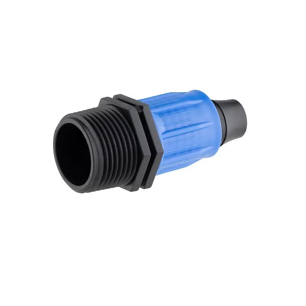 Raccord mâle à compression goutte à goutte