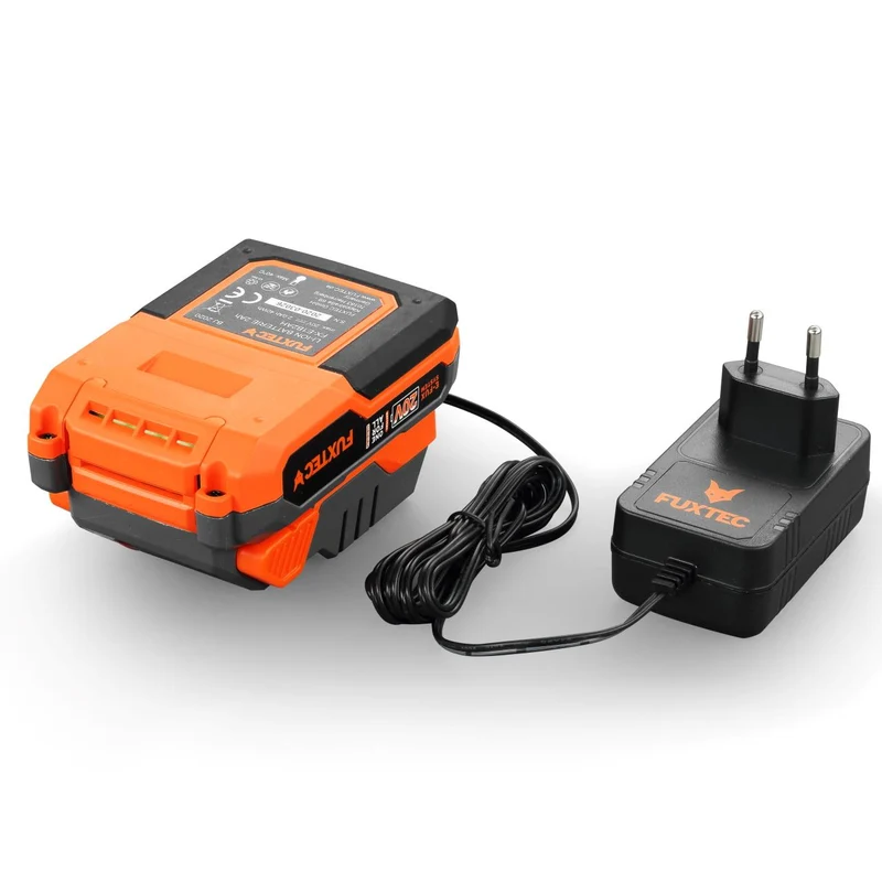 B-WARE Souffleur de feuilles à batterie 20V FUXTEC FX-E1LB20 - set avec 1 batterie 4Ah et 1 chargeur 1A