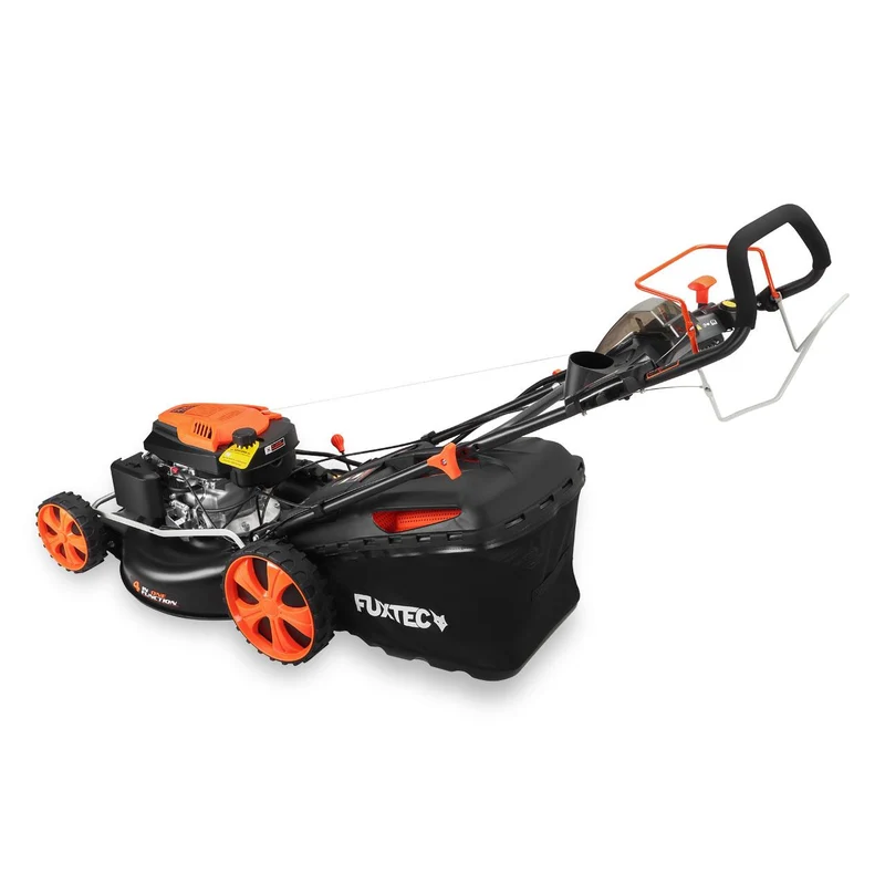 Tondeuse thermique démarrage électrique E-Start et vitesse d'autotraction réglable FUXTEC FX-RM5396esPRO