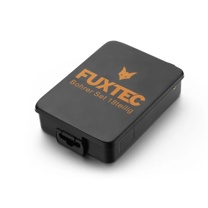 FUXTEC - Jeu de forets avec shaft rond pour des prises de forage variables (18 embouts)