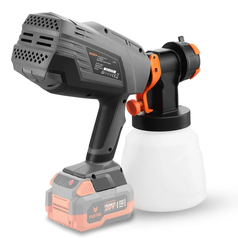 Pulvérisateur de peinture batterie 20V FUXTEC FX-E1CSP20 - sans batterie ni chargeur