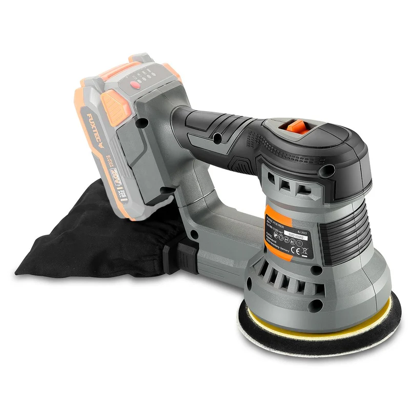 Ponceuse excentrique sans fil 20V FUXTEC FX-E1RS20 - Ø125 mm - Sans batterie ni chargeur