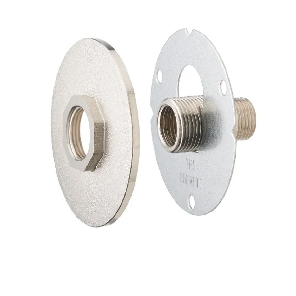 Platine Robinet de Jardin Laiton Nickelé