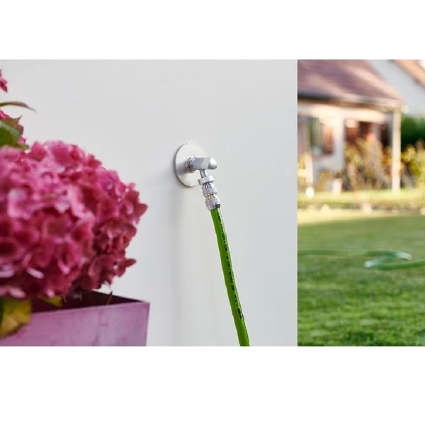 Robinet de Jardin Déco Nickelé