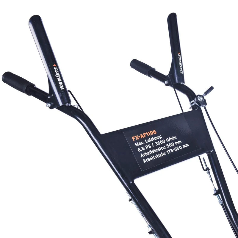 B-WARE Motobineuse motoculteur thermique FUXTEC FX-AF1196 largeur de travail 50 cm