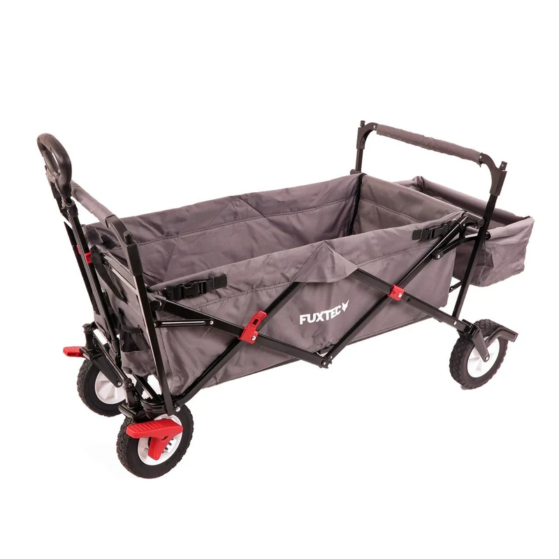 B-WARE Chariot à bras FUXTEC CT-400GR avec toit ouvrant