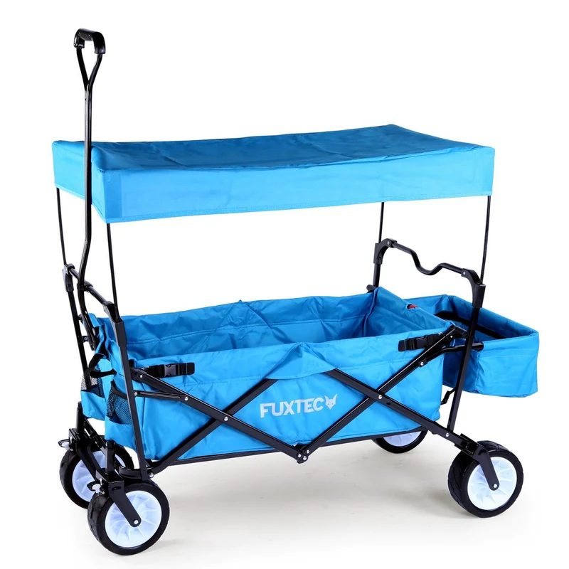 B-WARE Chariot à bras FUXTEC FX-BW100 BLEU TURQUOISE