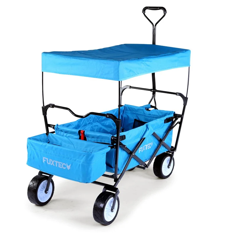 B-WARE Chariot à bras FUXTEC FX-BW100 BLEU TURQUOISE