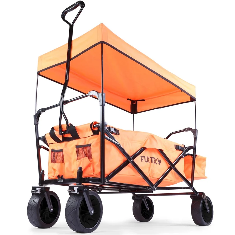 B-WARE FUXTEC Chariot à pédales FX-BW100 ORANGE