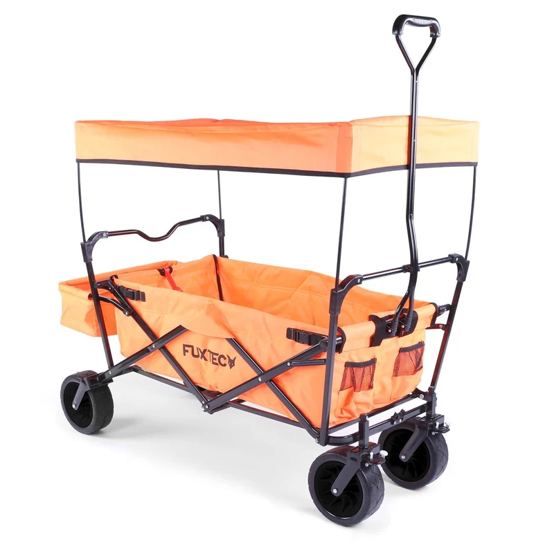 B-WARE FUXTEC Chariot à pédales FX-BW100 ORANGE