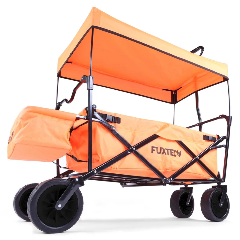 B-WARE FUXTEC Chariot à pédales FX-BW100 ORANGE