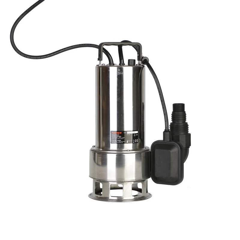 B-WARE Pompe immergée INOX 1100 W FUXTEC FX-TP11100 SET - 15000 litres par heure