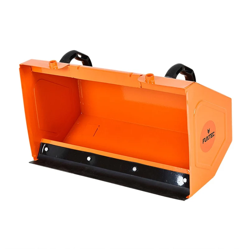 B-WARE Balayeuse déneigeuse thermique FUXTEC FX-KM196 SET3, avec brosse de balayage + 2 embouts chasse-neige et collecteur de déchets