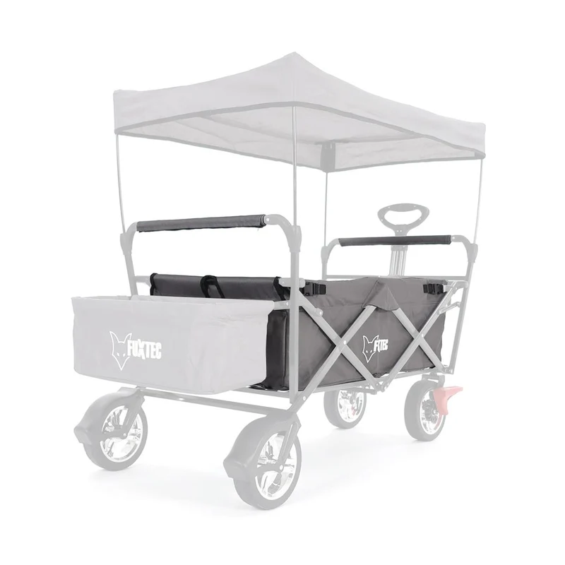 FUXTEC - Tissu d'habitacle chariot de transport pliable CT500 en gris