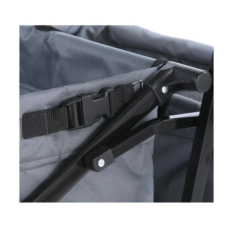 B-WARE FUXTEC Bollerwagen GRAU mit Sonnendach JW-76AG