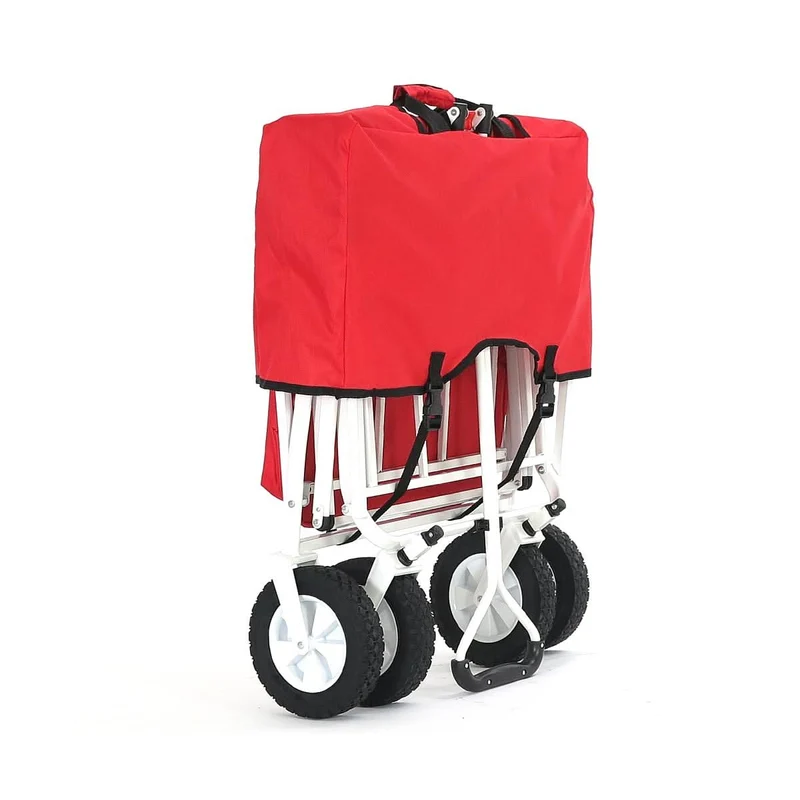 B-WARE FUXTEC Bollerwagen ROT mit Sonnendach JW-76A