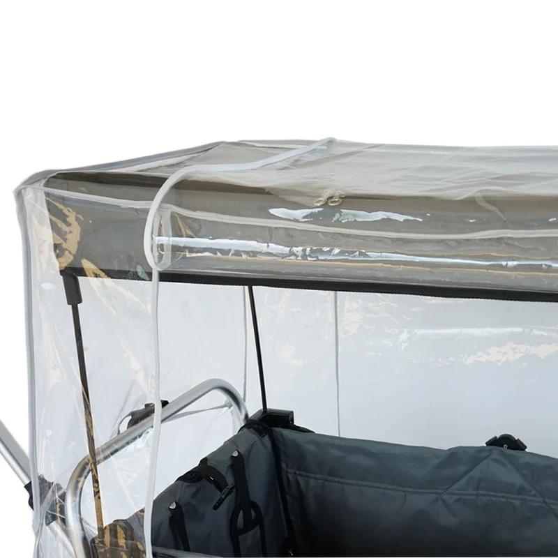FUXTEC - Protection transparente contre la pluie pour le chariot pliable Super