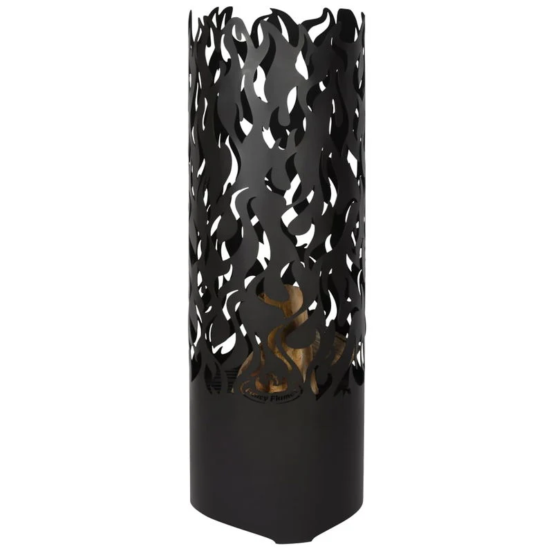 Braciere con Sportello in Acciaio al Carbonio D39x118 cm Nero