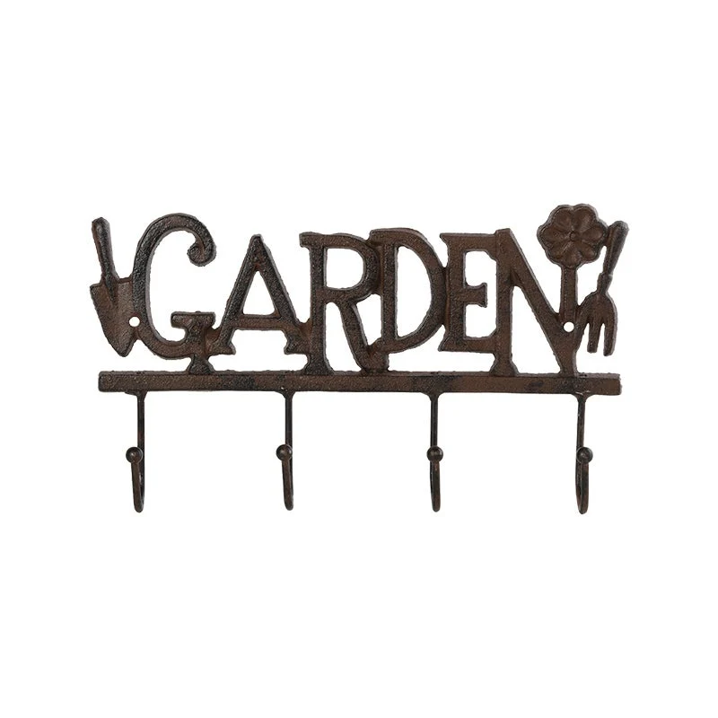 Appendiabiti Garden in Ghisa 4 Ganci 0.72kg Marrone