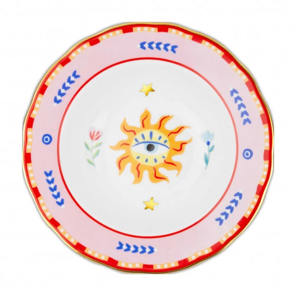 PIATTO FONDO IN CERAMICA, CON OCCHIO, MAMMA MIA