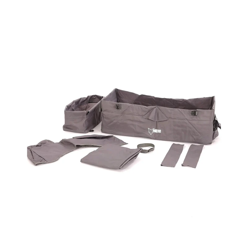 FUXTEC - Set complet tissu chariot de transport en gris CT500