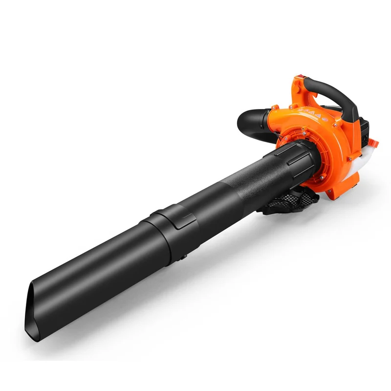FUXTEC FX-LBS126 4 en 1 : aspirateur, souffleur et broyeur de feuilles, avec deux tuyaux de soufflage inclus
