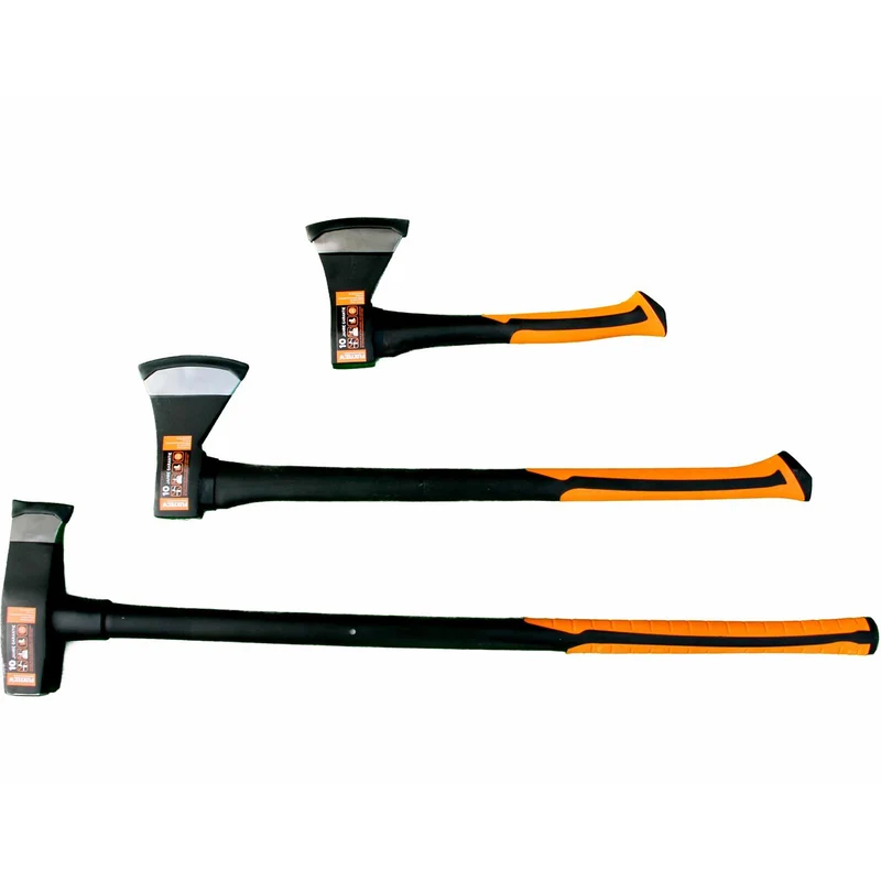 Set 3 haches FUXTEC - hachette + hache + hache de fendage
