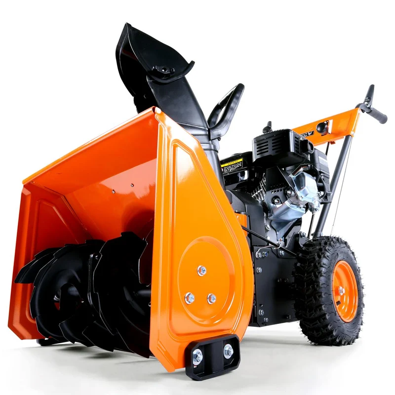 Balayeuse déneigeuse thermique FUXTEC FX-KM196, avec brosse de balayage - sans embout optionnel