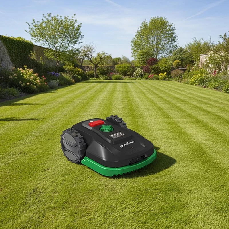 Tondeuse robot 900 m² avec câble périphérique 20V WiFi Bluetooth et mulching