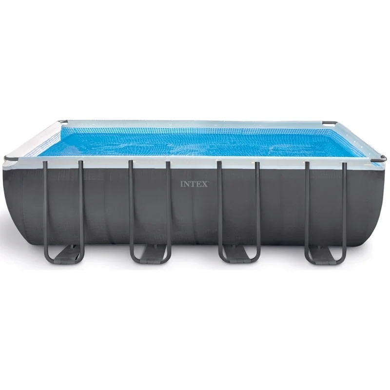 Piscine hors sol rectangulaire INTEX Ultra XTR Frame 549 x 274 x 132 cm avec filtre à sable
