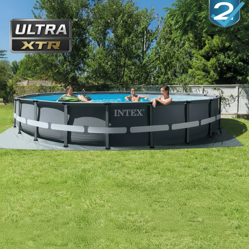 Piscine hors sol INTEX Ultra XTR Frame Ø 610 x 122 cm avec filtre à sable