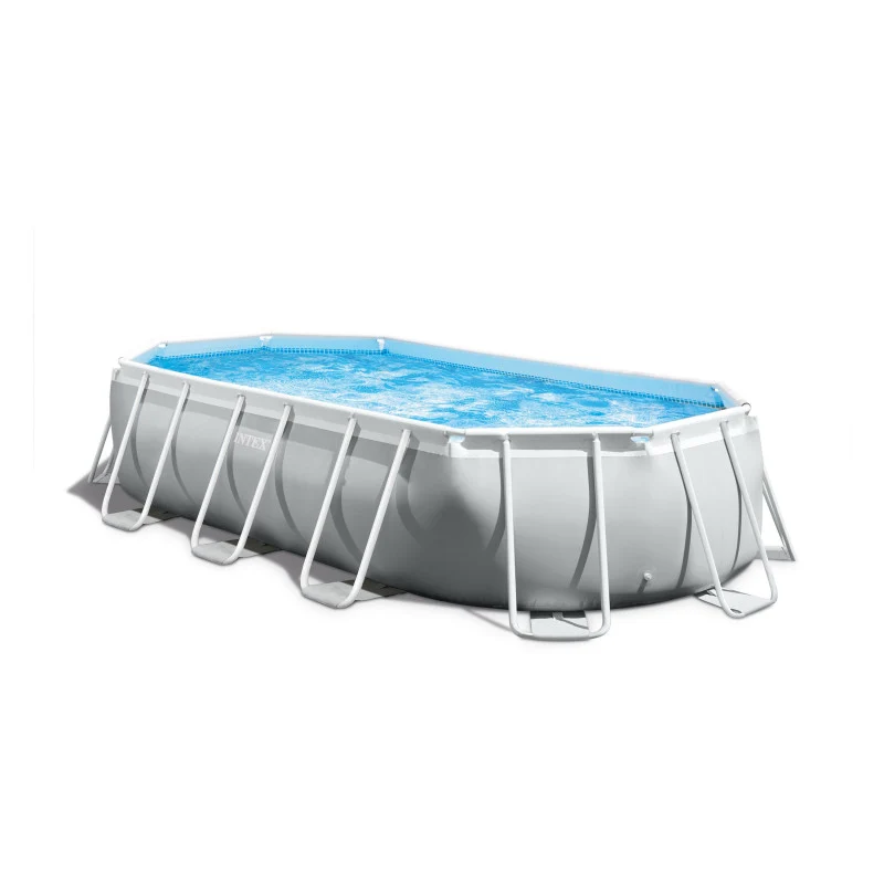 Piscine hors sol ovale INTEX Prism Frame 503 x 274 x 122 cm avec filtre et échelle