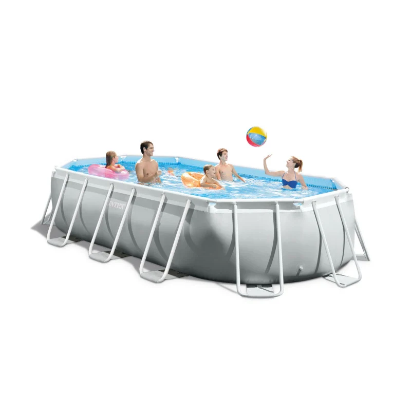 Piscine hors sol ovale INTEX Prism Frame 503 x 274 x 122 cm avec filtre et échelle