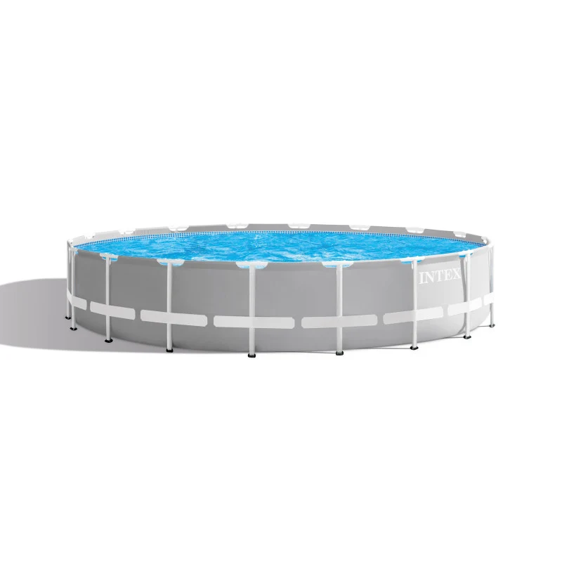 Piscine hors sol INTEX Prism Frame Ø 549 x 122 cm tubulaire avec filtre, bâche et échelle