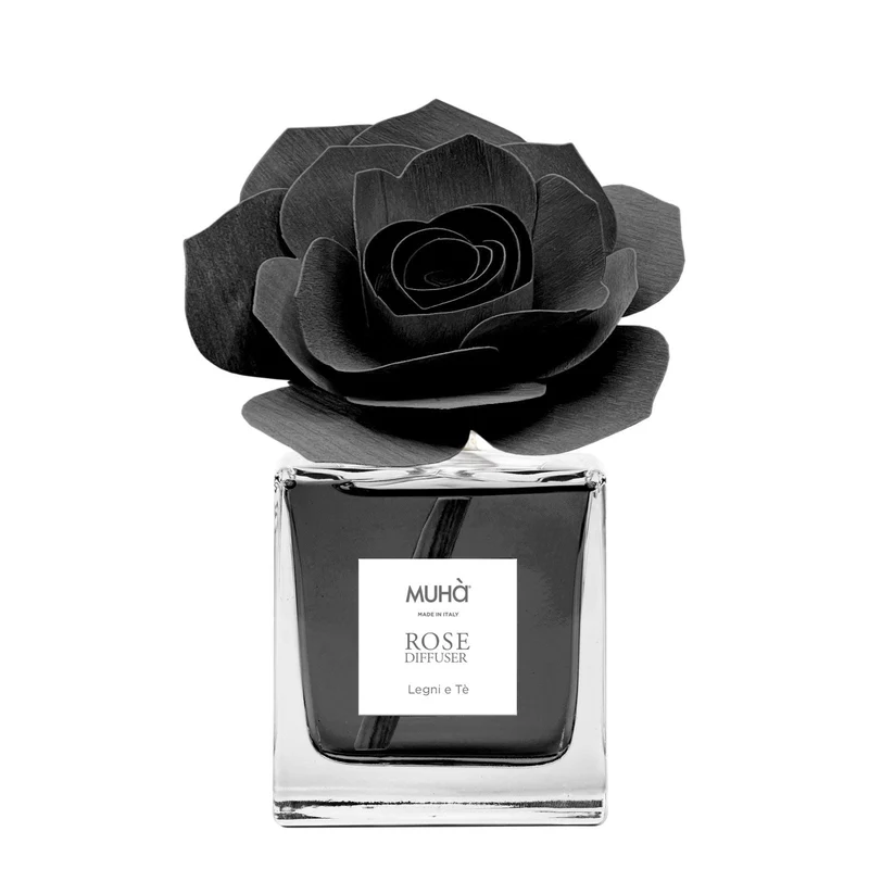 Diffusore Ambienti Rosa Legni e Tè 200ML Nero MUHÀ