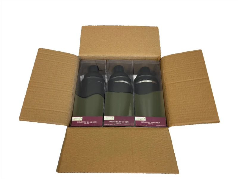 Matte Black Martini Shaker – 6 Units per Box