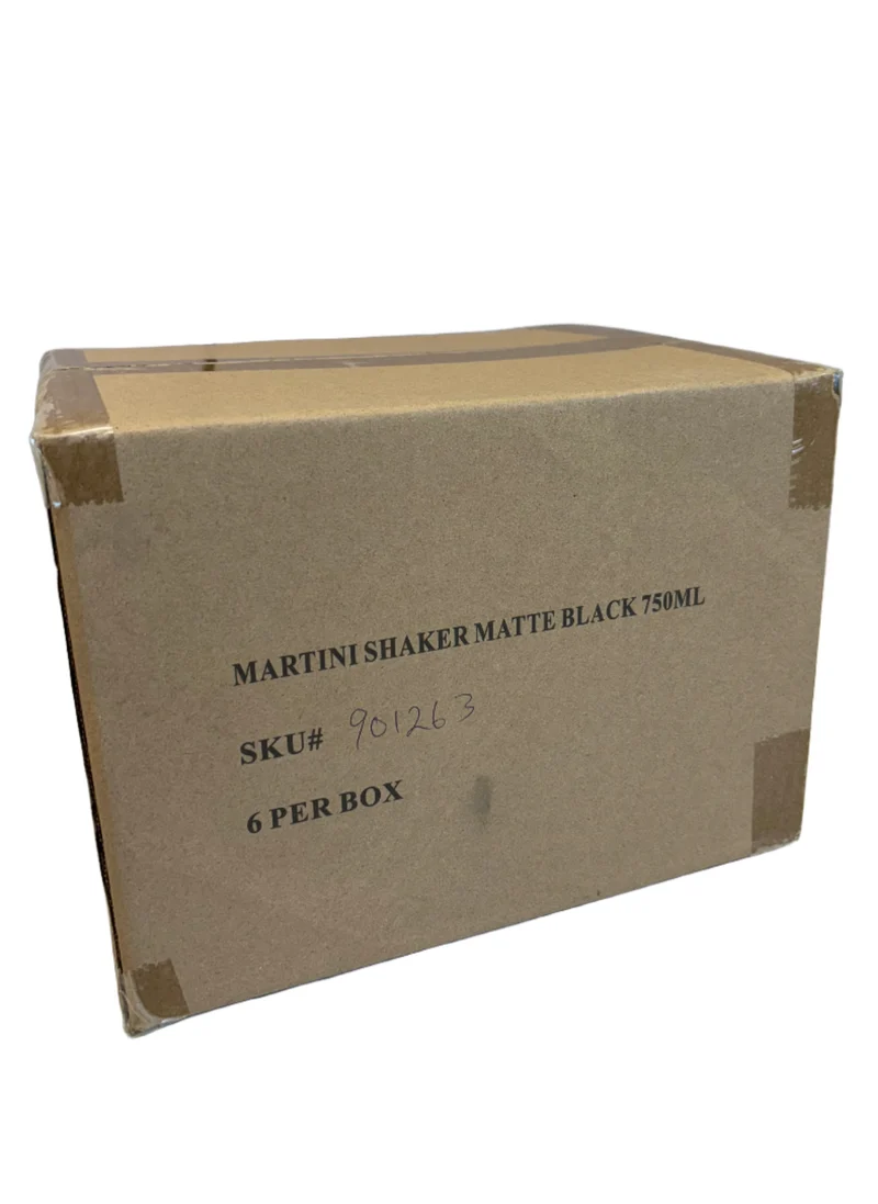 Matte Black Martini Shaker – 6 Units per Box