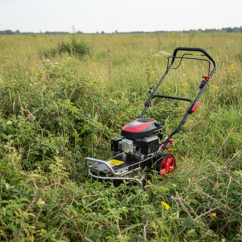 Débroussailleuse sur roues thermique 173 cc – Auto-tractée pour herbes hautes et grandes surfaces