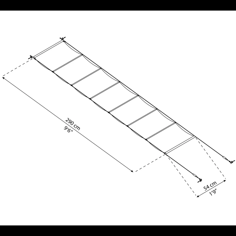Store de toit pour pergola Palram 3 x 3,05 m – Ombrage UV, confort extérieur