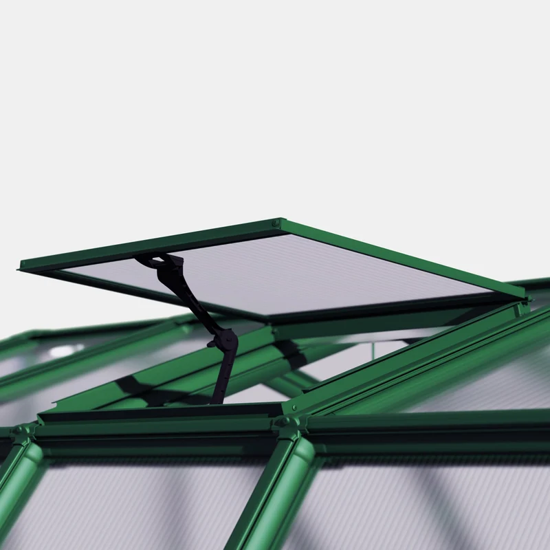 Lucarne de toit pour serre Palram – Ventilation optimale et régulation thermique