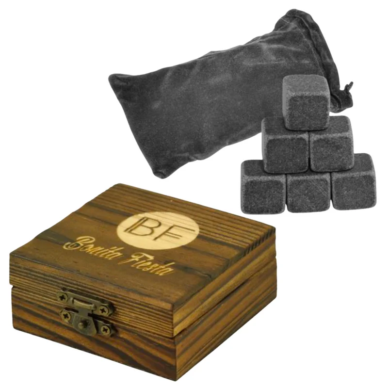 6 pc Whiskey Soapstone Gift Set (4 sets/box)