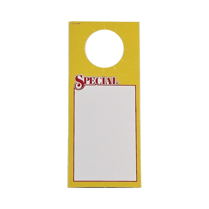 Special Bottle Hanger Retail Price Signs 6.5x2.75" (100 per box)