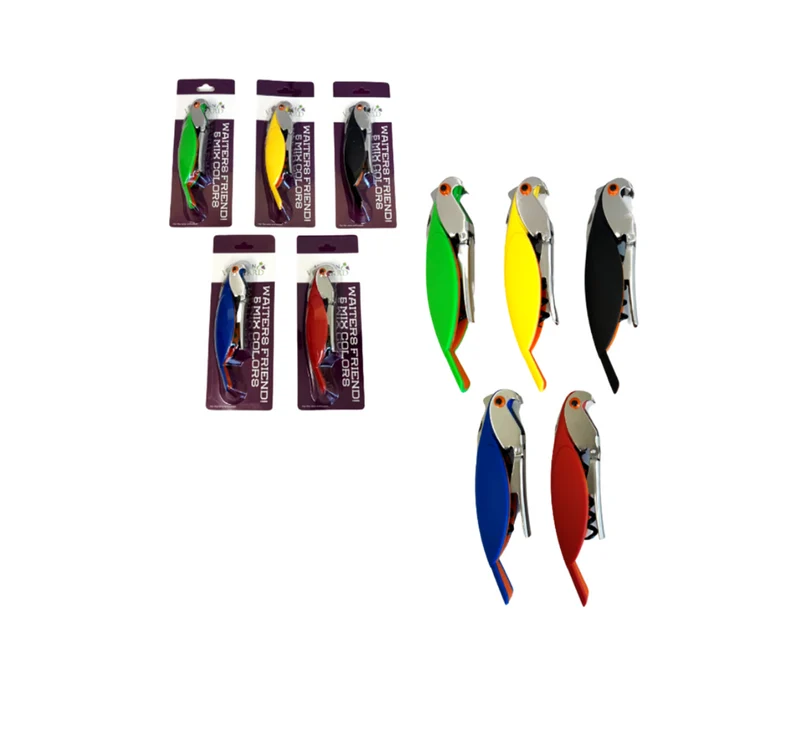 Parrot Shaped Corkscrew - 25 Units per Box