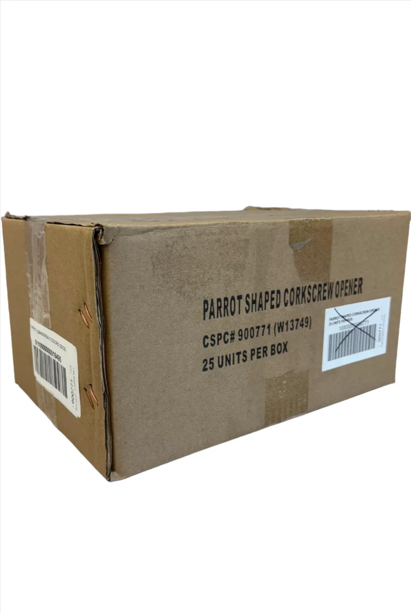 Parrot Shaped Corkscrew - 25 Units per Box