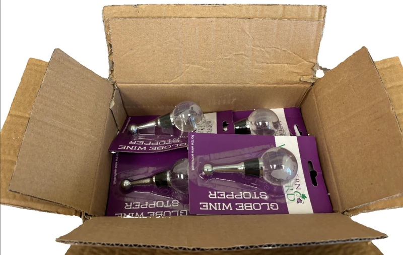 Globe Wine Stopper – 25 Units per Box
